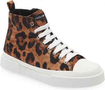 Portofino Leopard Print High Top Sneaker | Nordstrom