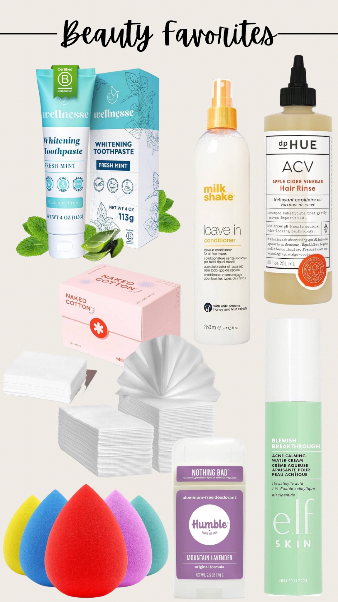 All the beauty & hair products that I have on auto ship. These are the only products I actually love for my hair & skin as I’ve tried almost everything. The best of the best! Best part is, they are all available on Amazon 👏😍

#beautyfavorites #beautyfinds #amazonfinds #elfcosmetics #humble #dphue #milkshake #wellnesse 

#LTKbeauty #LTKsalealert #LTKfindsunder50