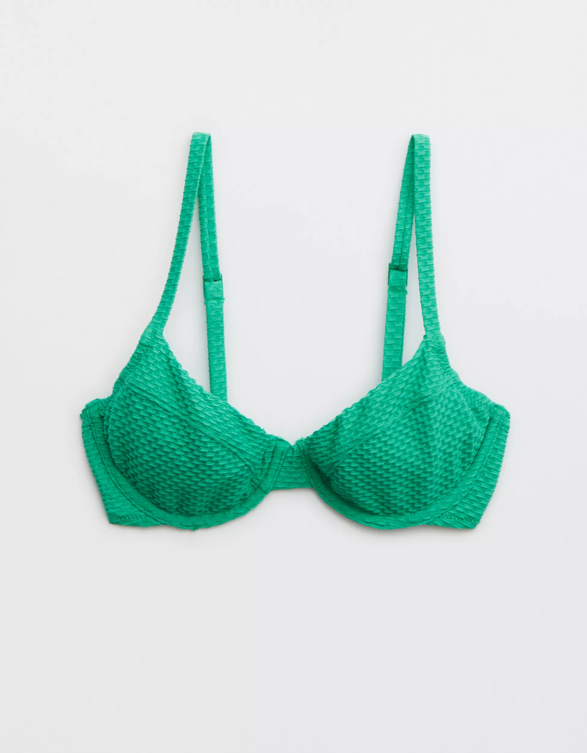 Aerie Jacquard Unlined Underwire Bikini Top | Aerie