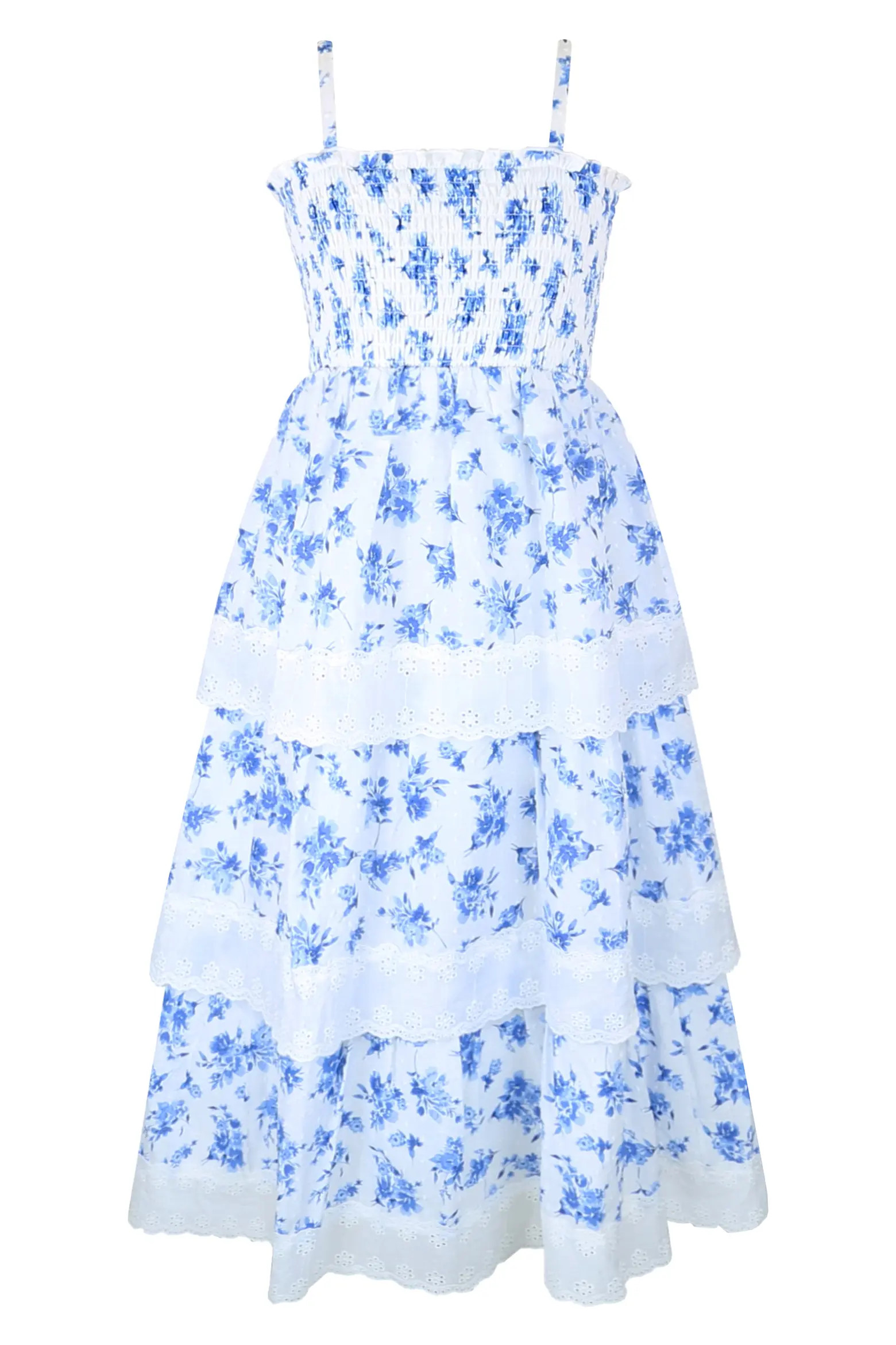 Kids' Smocked Bodice Maxi Dress (Women) | Nordstrom | Nordstrom