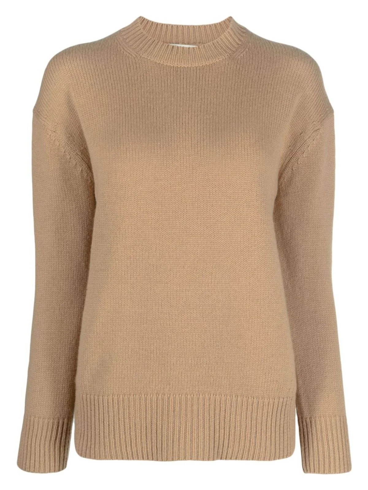 S Max Mara Women's Cashmere Turtle-Neck Sweater in Camel | Size Medium | 93661033600IRLANDA013 | LOZURI