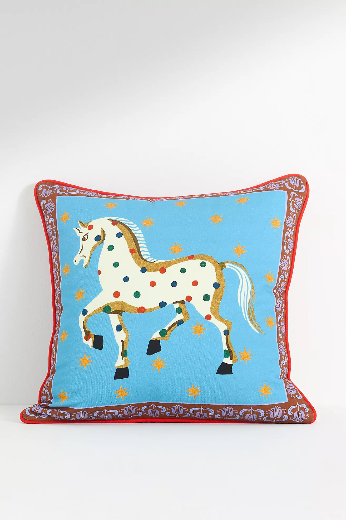 Printed Goods Cotton Pillow | Anthropologie (US)