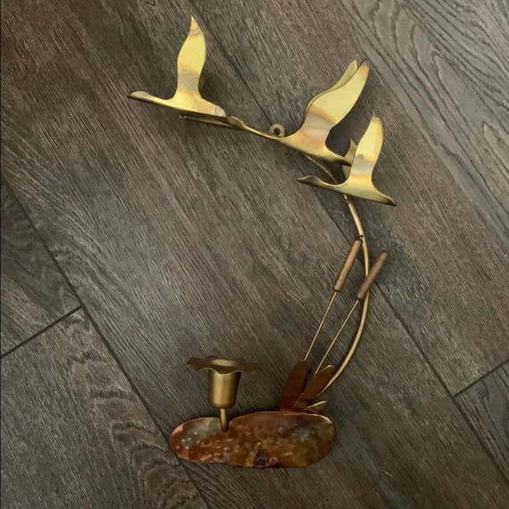 MCM Curtis Jere Style Birds in Flight Wall Sconce - Etsy | Etsy (US)
