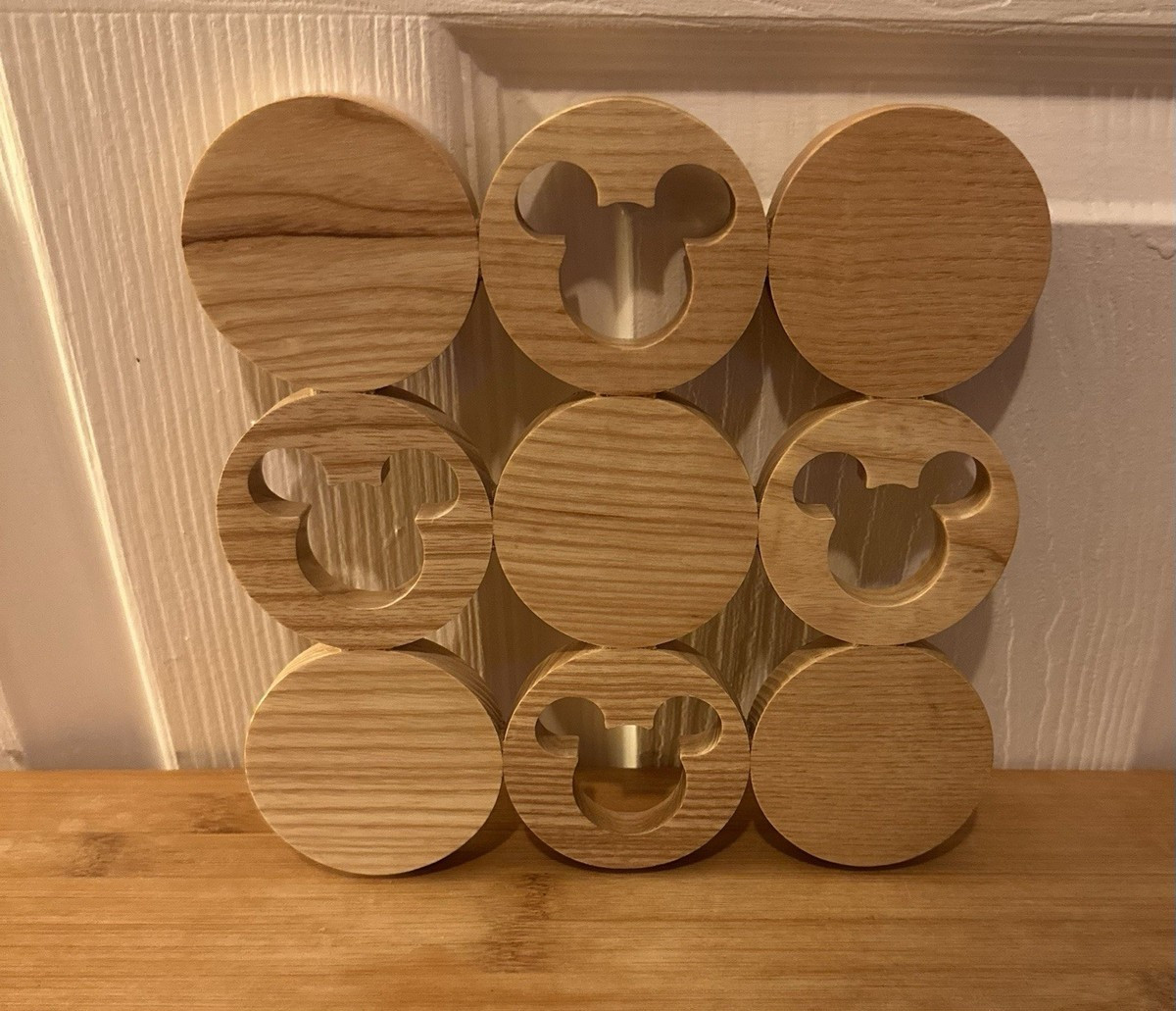 Disney Parks Homestead Collection Wood Mickey Icon Trivet New  8” x 8” | eBay US