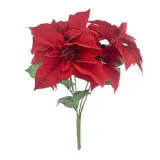 Dark Red with Red Edge Poinsettia Bush by Ashland® | Michaels | Michaels Stores