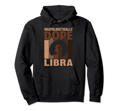 Unapologetically Dope Libra Melanin Women Horoscope Pullover Hoodie | Amazon (US)