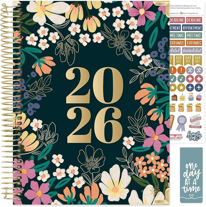 bloom daily planners HARDCOVER 2026 Planner (January to December) - 8.5” x 11” Weekly & Month... | Amazon (US)
