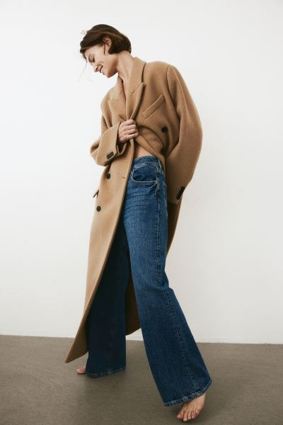 Wide High Jeans - High waist - Long - Denim blue - Ladies | H&M US | H&M (US + CA)