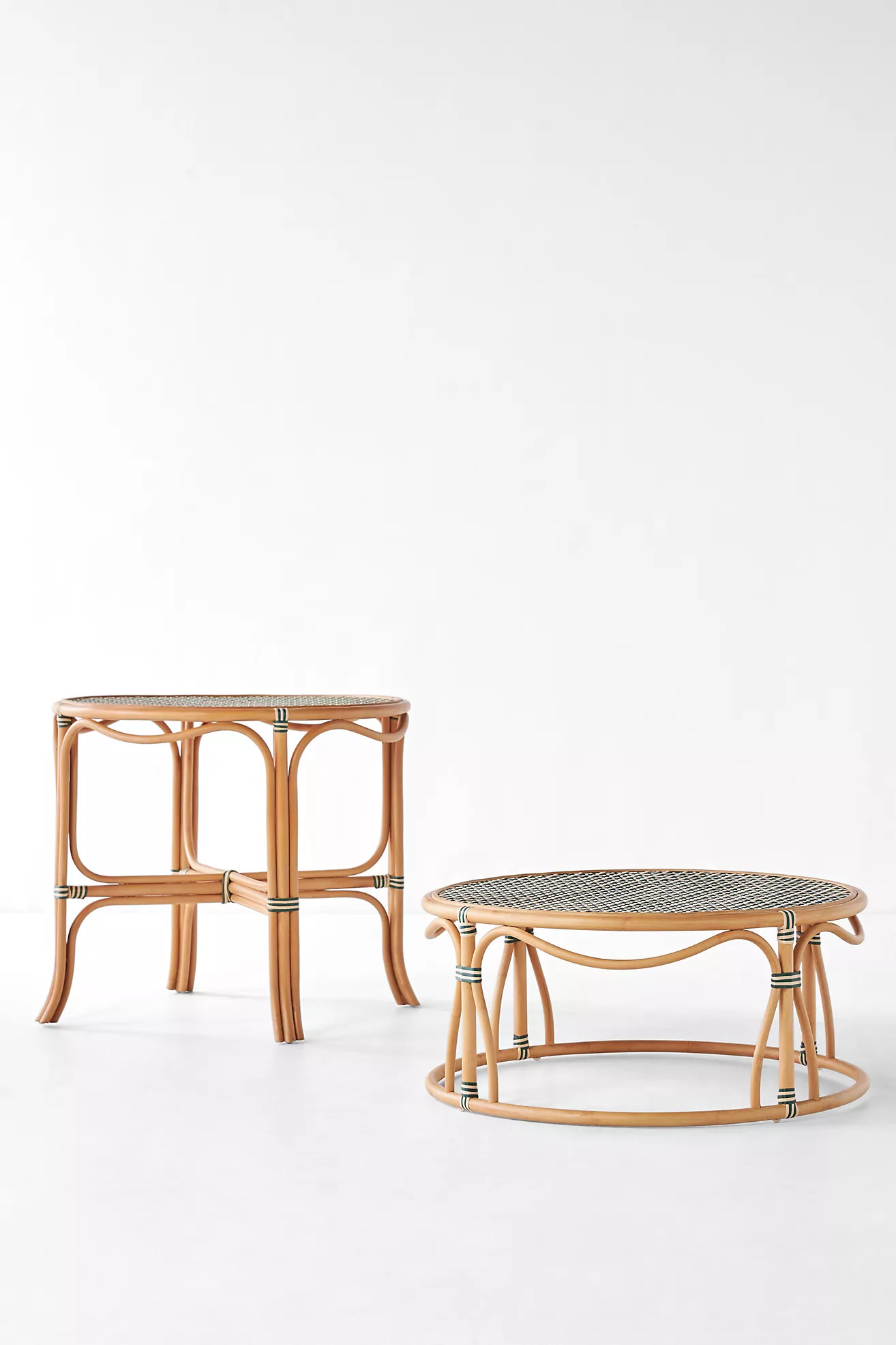 Coastal Indoor/Outdoor Rattan Coffee Table | Anthropologie (US)