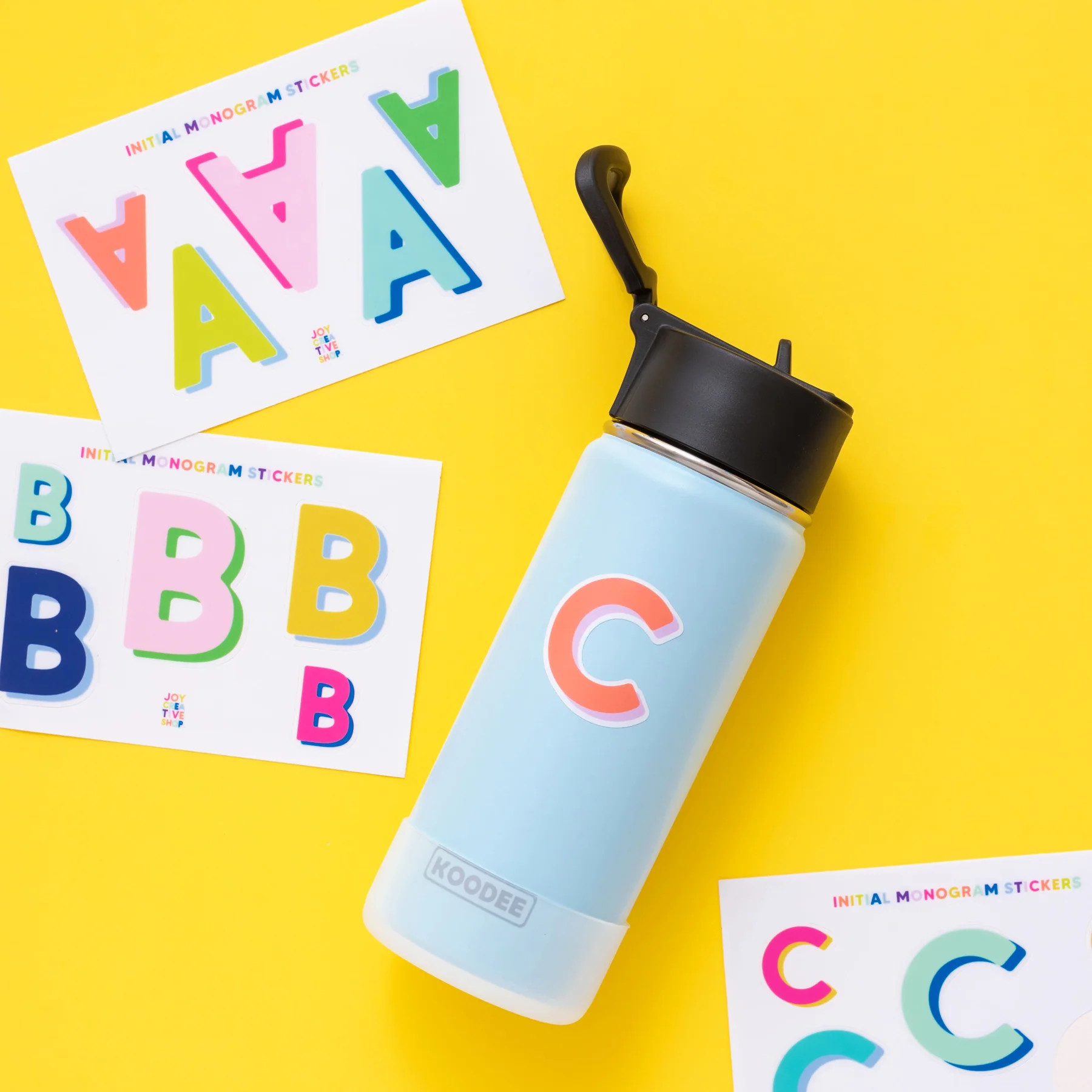 Vinyl Alphabet Stickers - Single Letter Sheets | Joy Creative Shop