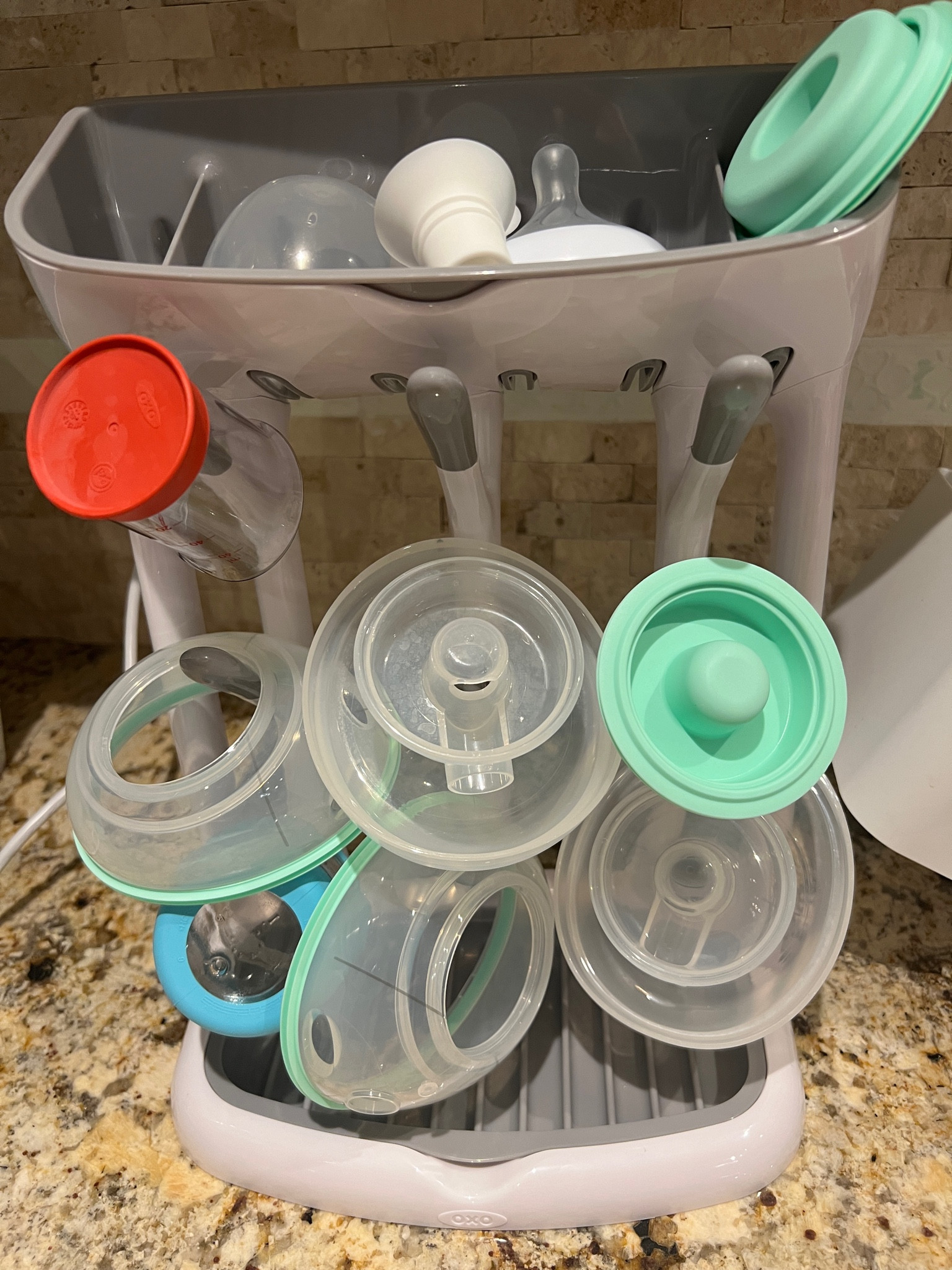 Breastfeeding mamas this is the best drying rack! It’s vertical so it doesn’t take up much counter space and is so nice for holding pumps and bottles!

#LTKBump #LTKBaby #LTKKids