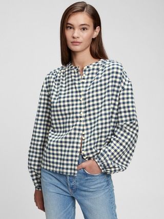 Flannel Double-Button Top | Gap (US)