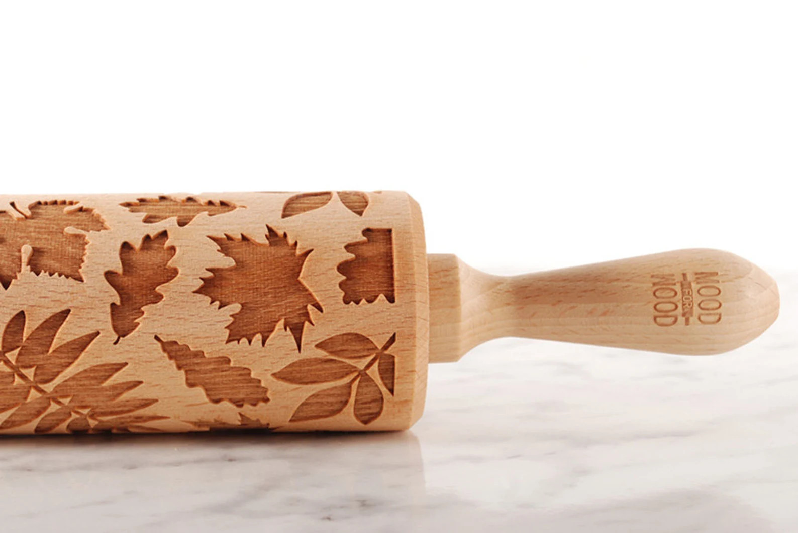 AUTUMN LEAVES Embossed Engraved Rolling Pin for Cookies - Etsy | Etsy (US)
