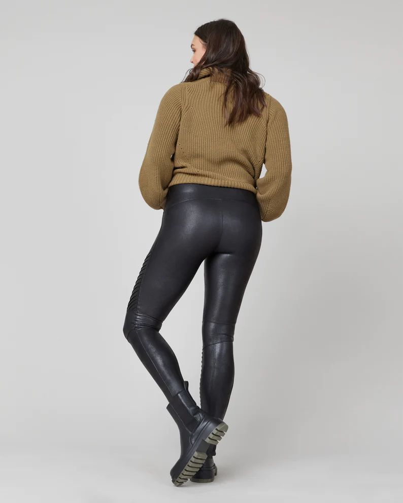 Faux Leather Moto Leggings | Spanx