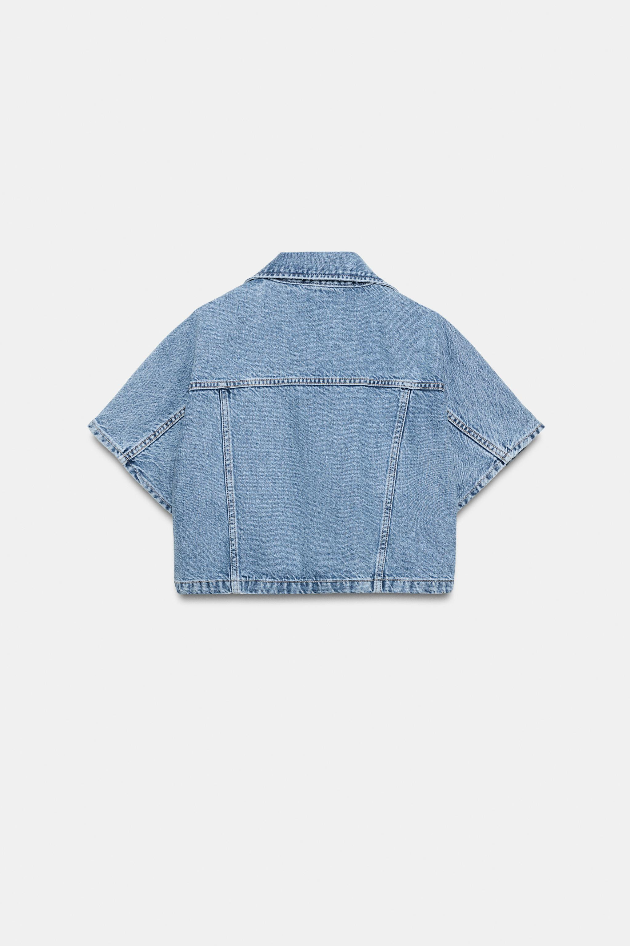 Z1975 SHORT DENIM SHIRT | Zara US