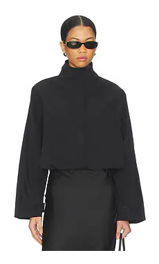 LIONESS Shoreline Windbreaker in Noir from Revolve.com | Revolve Clothing (Global)