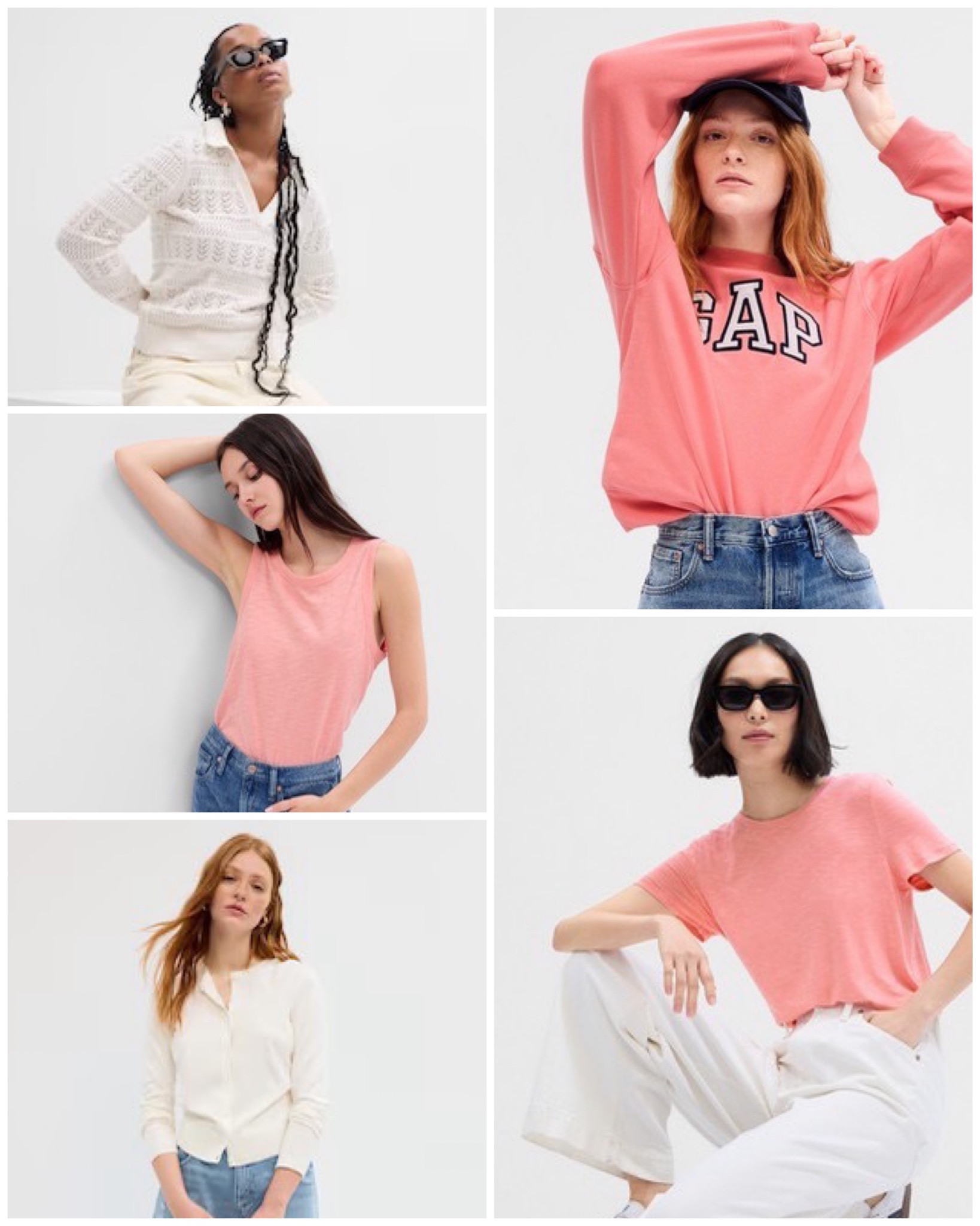 Gap Factory Cream & Light Spring Pink

#LTKsalealert #LTKunder50 #LTKstyletip