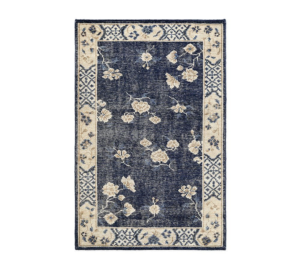 Claire Hand-Knotted Wool Rug | Pottery Barn (US)