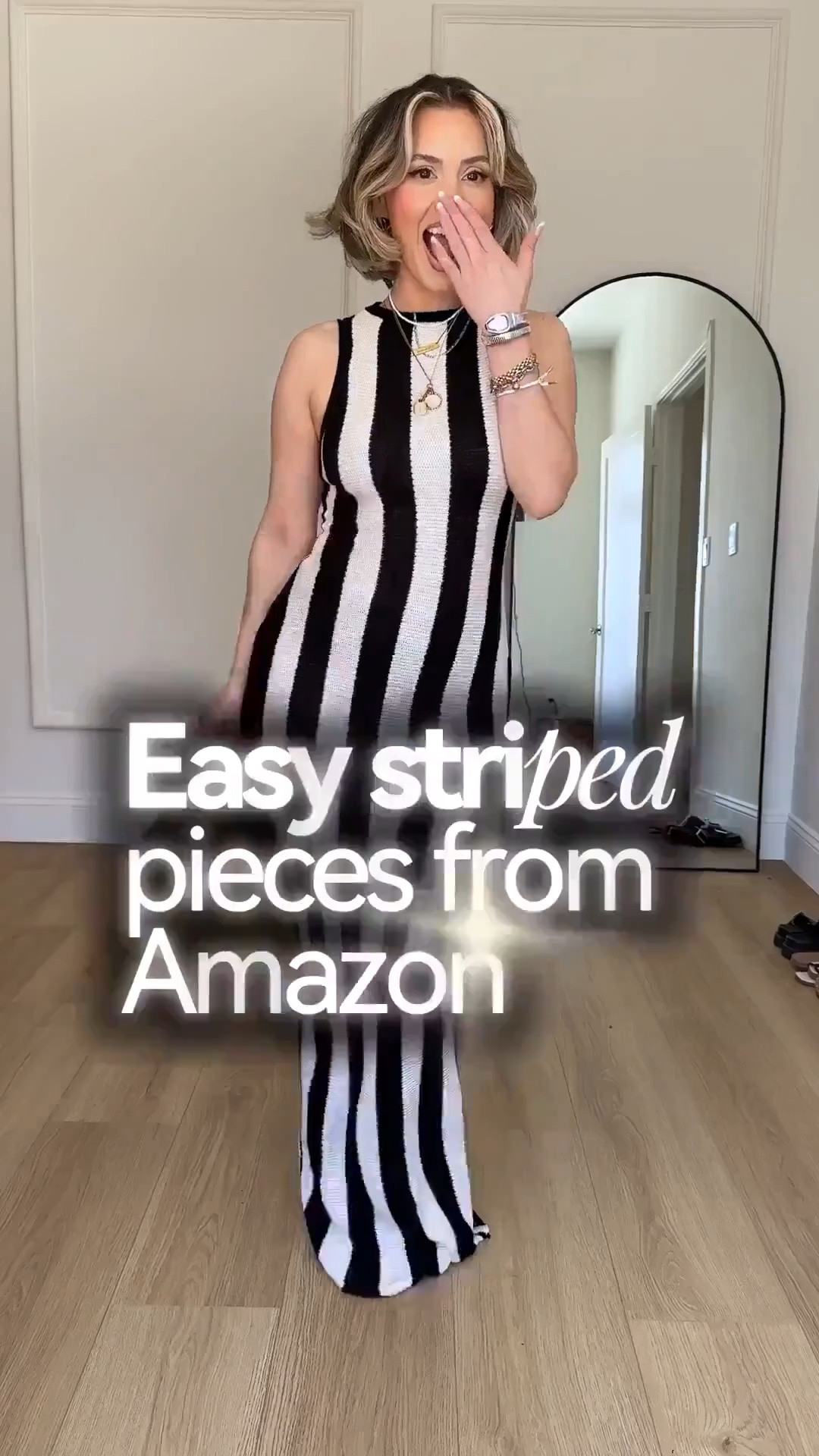 Striped favorites from Amazon 🤗🙌🏼🤍😎

Wearing small in everything 🥰

‼️🚨So the first striped dress, I had to cut a slit in the back bc it’s hard to walk with it otherwise. Also it’s tall-girl friendly!

#LTKgrwm #LTKootd #LTKU