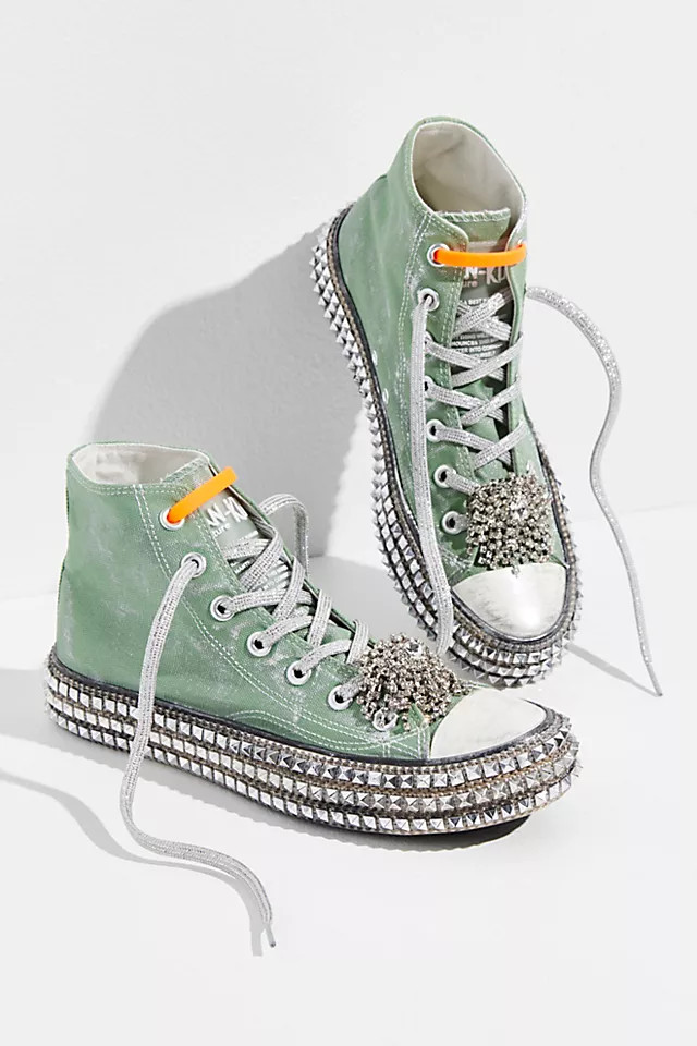 Cruise Studded Hi Top Sneakers | Free People (Global - UK&FR Excluded)