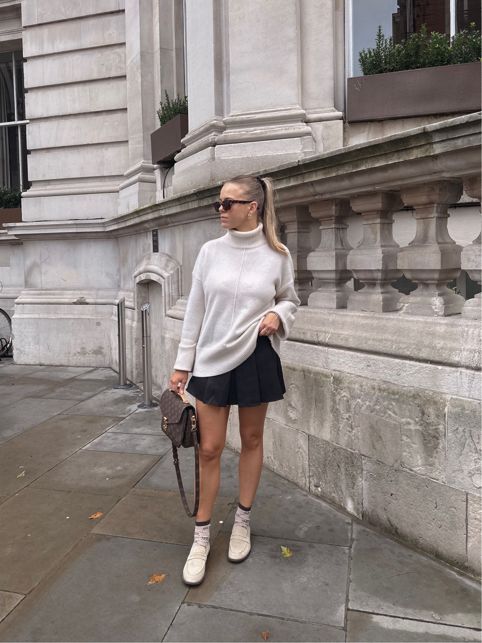 Bare legs and cashmere 🤍

#LTKHoliday #LTKstyletip #LTKSeasonal
