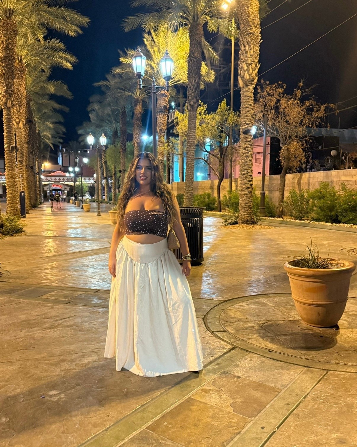 Hot-Weather Fall Outfit- what I wore in Las Vegas! 

Top: L (very stretchy)
Skirt: L (non stretch but TTS)

I’m 5’5 and typically wear a size 12!

#LTKFindsUnder50 #LTKStyleTip #LTKMidsize