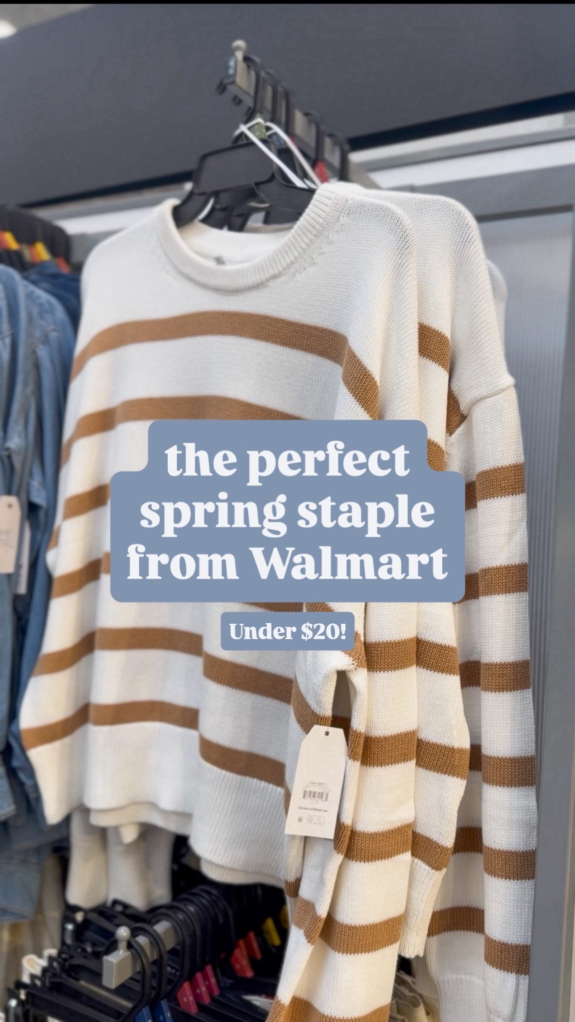 This striped sweater is the perfect spring wardrobe staple! 🤍✏️ Layers well over tops and dresses, comes in other colors and is under $20 at Walmart! 

Walmart find, spring sweater, striped sweater 



#LTKSeasonal #LTKWorkwear