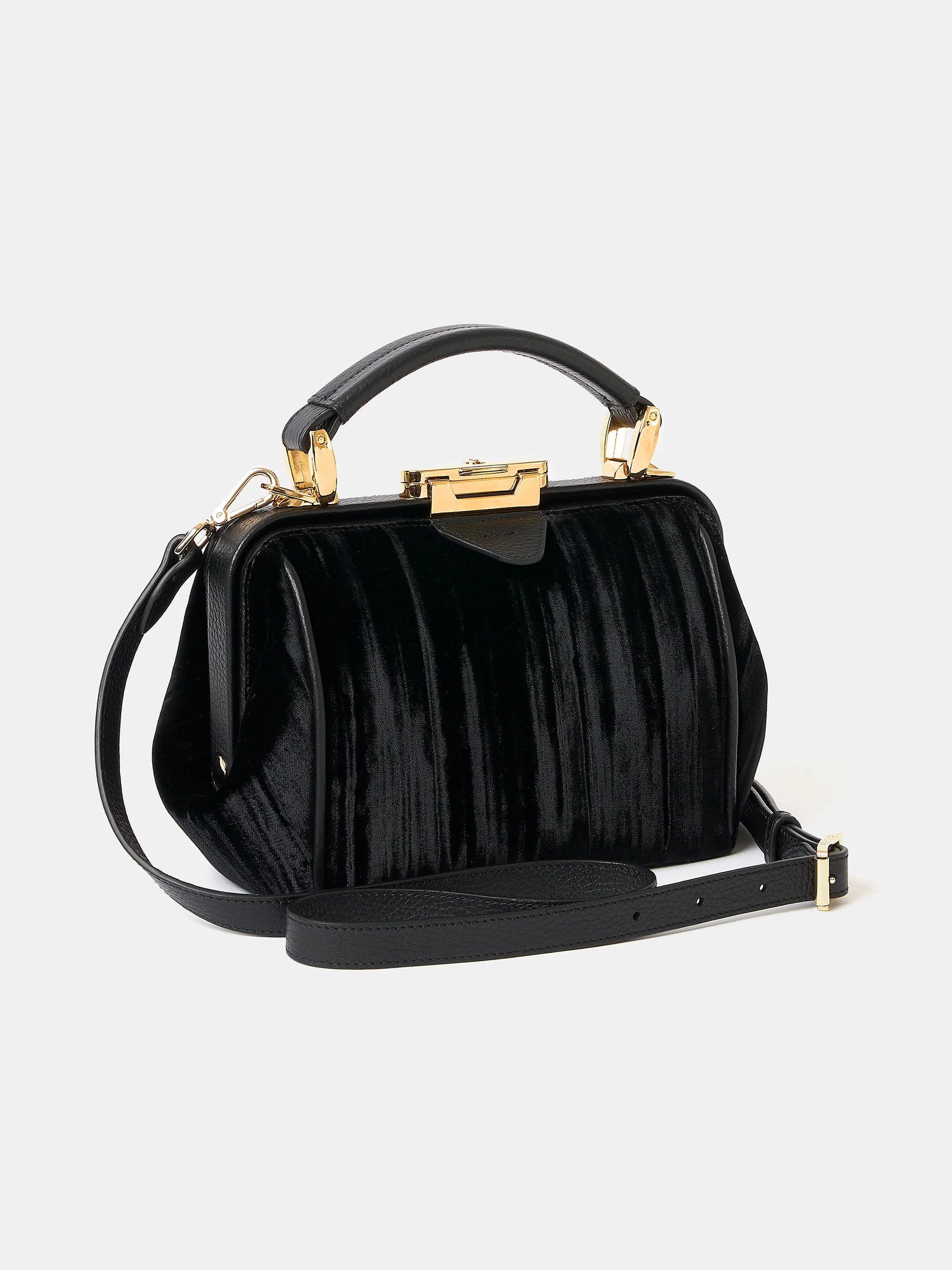 The Mini Sophie - Black Velvet | The Cambridge Satchel Company
