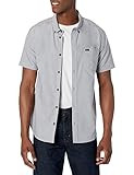 RVCA mens Thatll Stretch Short Sleeve Woven Front Button Down Shirt, Pavement, XX-Large US | Amazon (US)
