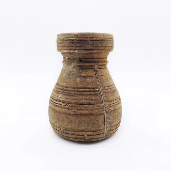 Vintage Wood Pot | Etsy | Etsy (US)