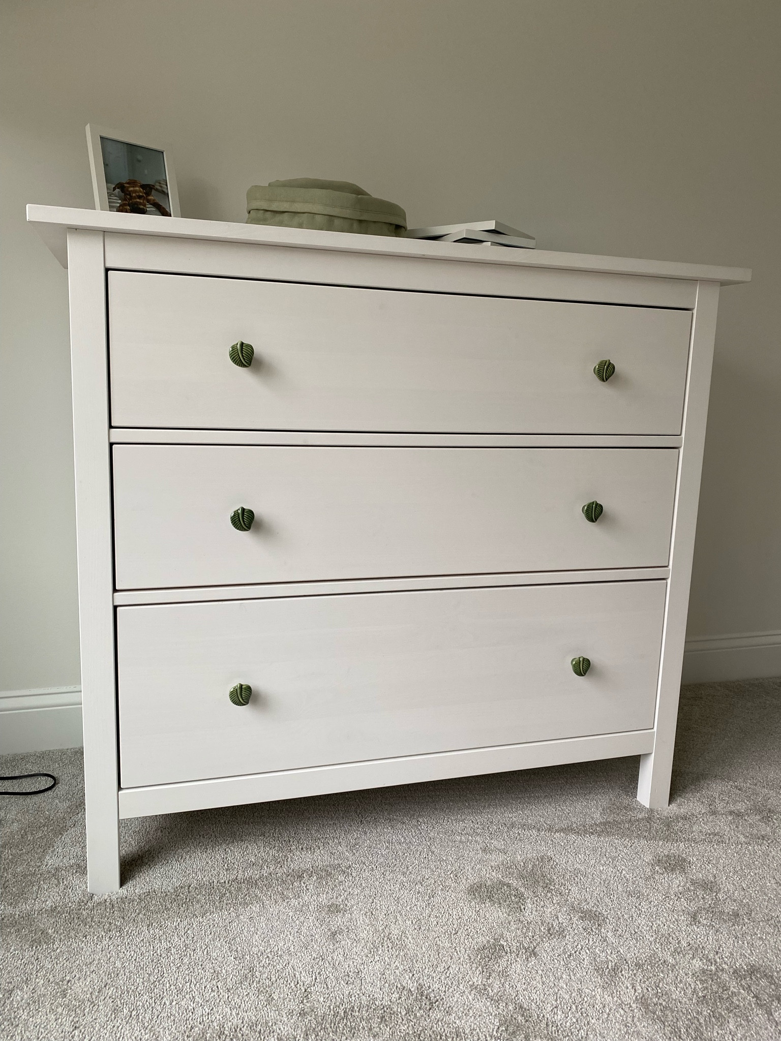 Bureau - ikea
Knobs - h&m 
nursery dresser revamp 🌿✨


#LTKfindsunder50 #LTKbump #LTKbaby