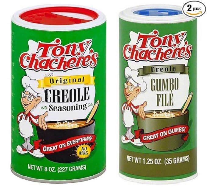 Tony Chachere's No MSG Cajun Creole Seasoning Bundle - 1 each of Tony's Original Creole Seasoning... | Amazon (US)