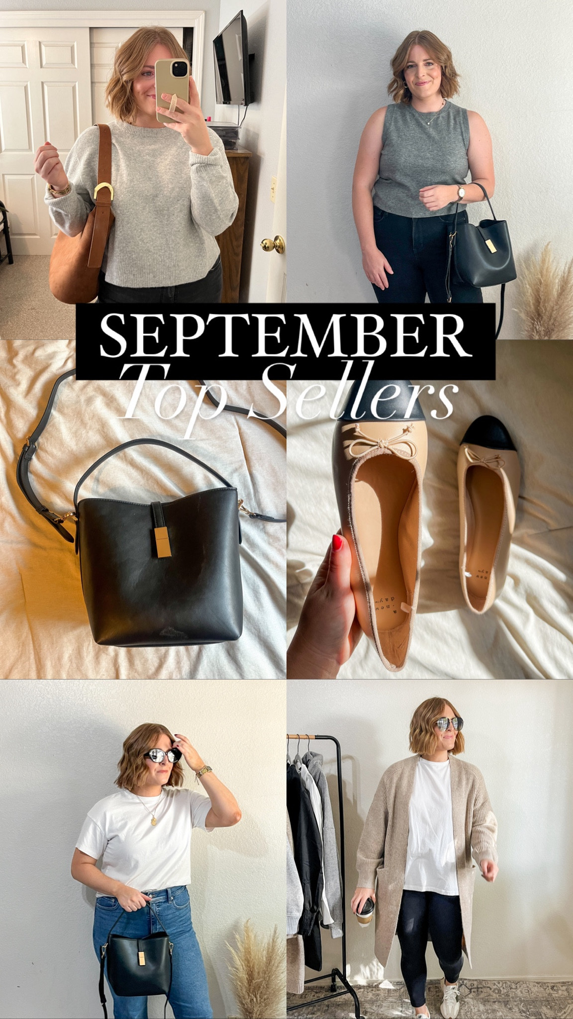 September favorites 🖤 lots of cute cozy basics and almost everything is Target! I have been wearing that black bag with everything!! 

#LTKFindsUnder50 #LTKMidsize #LTKShoeCrush