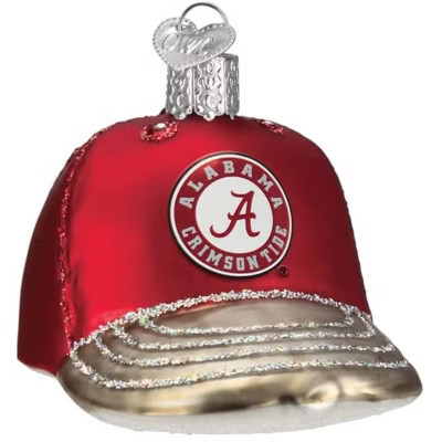 Old World Christmas Blown Glass Ornament for Christmas Tree, Alabama Baseball Cap | Target