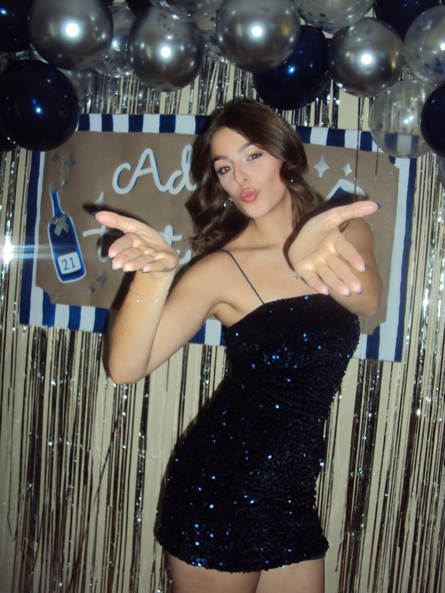 birthday dress! 21st birthday dress, navy blue dress

#LTKootd