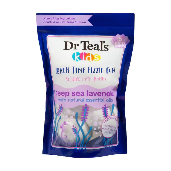 Dr Teal's Kids' Lavender Moisture Bombs - 5ct - 8oz | Target