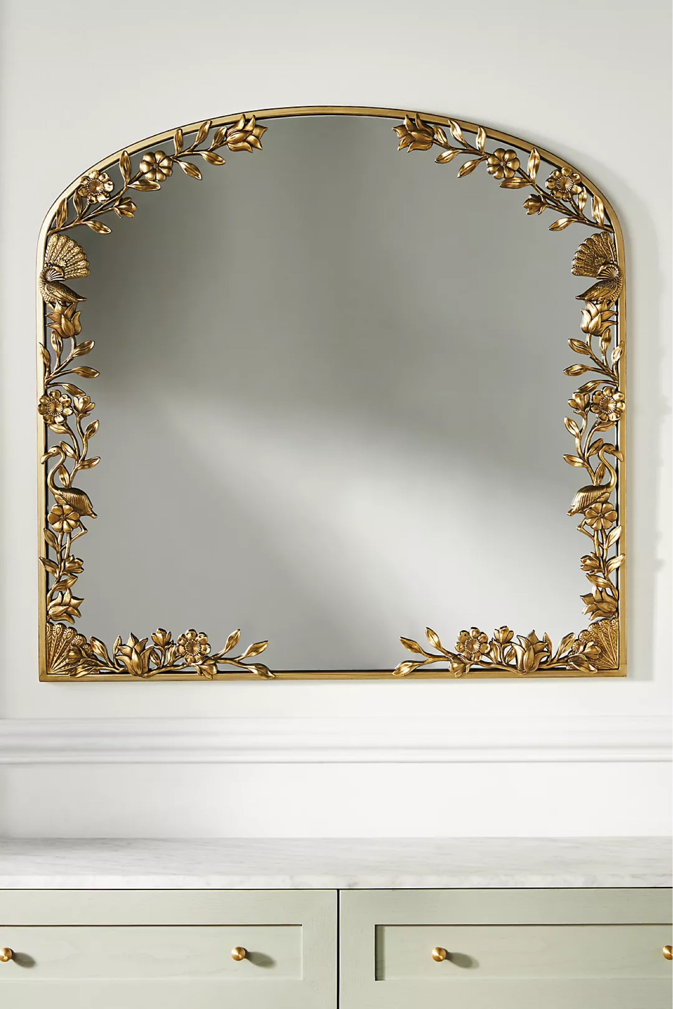 Gold mirror 
Wall mirror 
Floral mirror
Brass mirror
Bronze mirror 
Whimsical decor
Eclectic decor 


#LTKhome