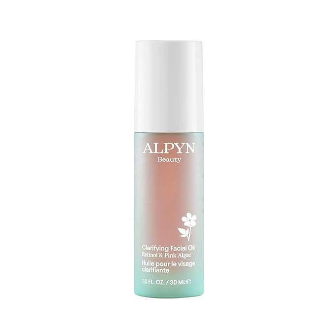 Alpyn Clarifying Facial Oil with Retinol & Pink Algae | Clear Congestion, Smooth Fine Lines, Impr... | Amazon (US)
