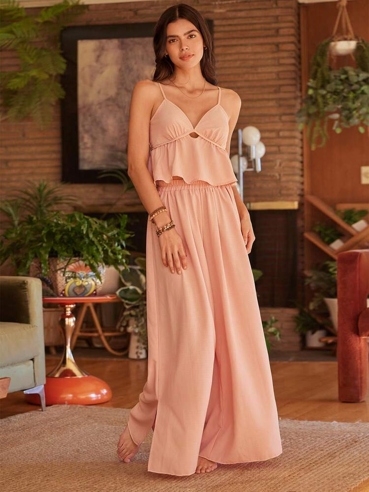 Pijama rosa tirantes | SHEIN