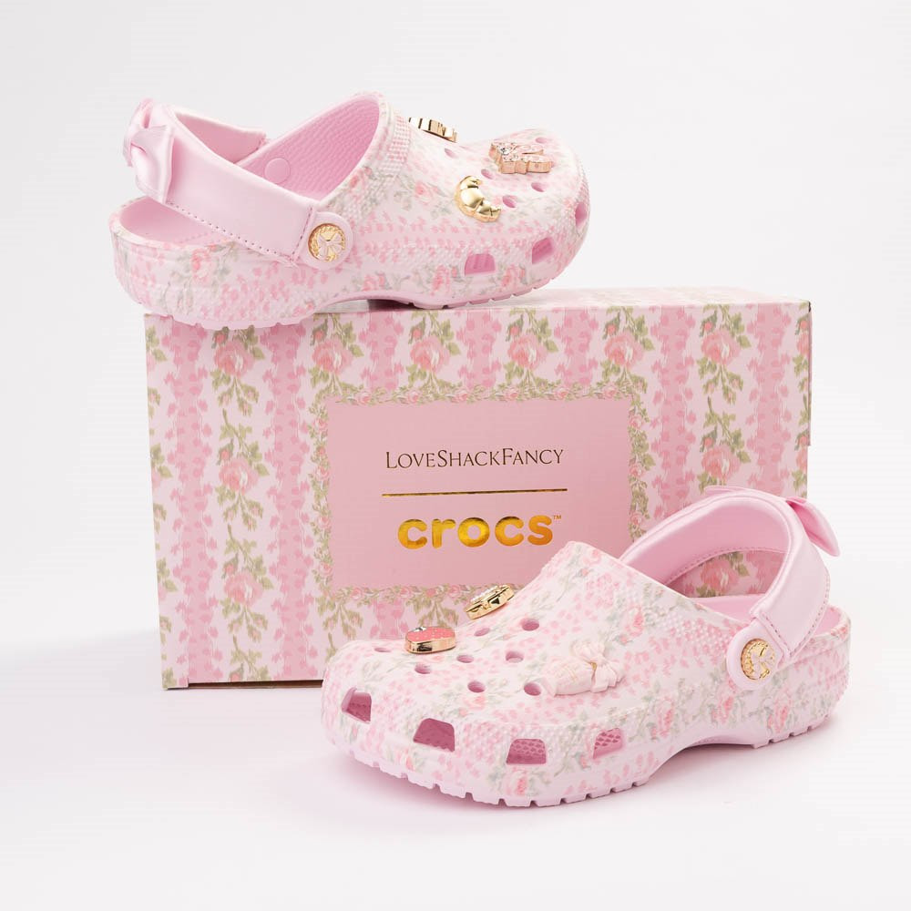 LoveShackFancy x Crocs Classic Clog - Little Kid / Big Kid - Pink Milk | Journeys
