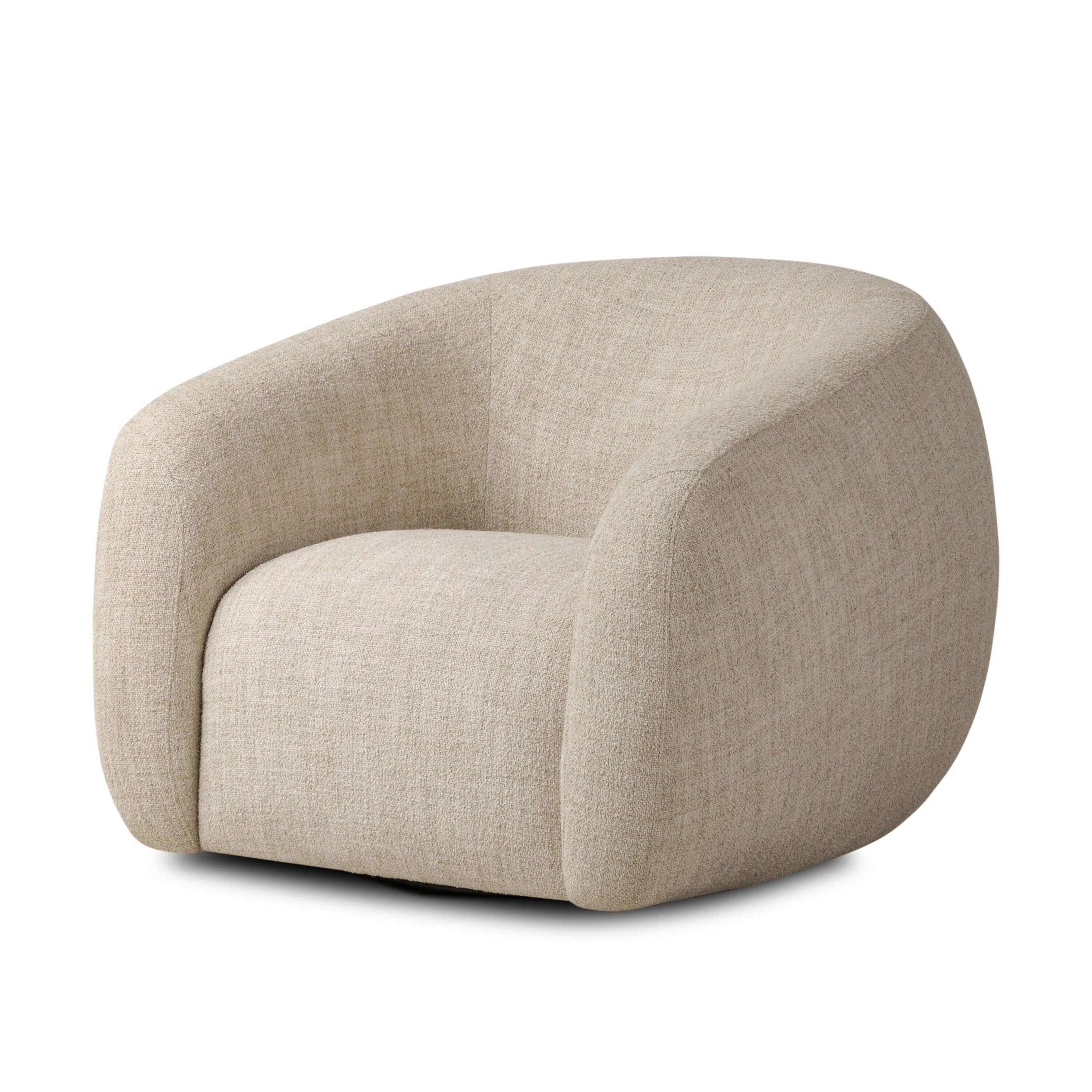 Birch Lane™ Galilee Upholstered Swivel Barrel Chair | Wayfair | Wayfair North America