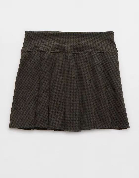 OFFLINE By Aerie Jacquard Pleated Mini Skirt | Aerie