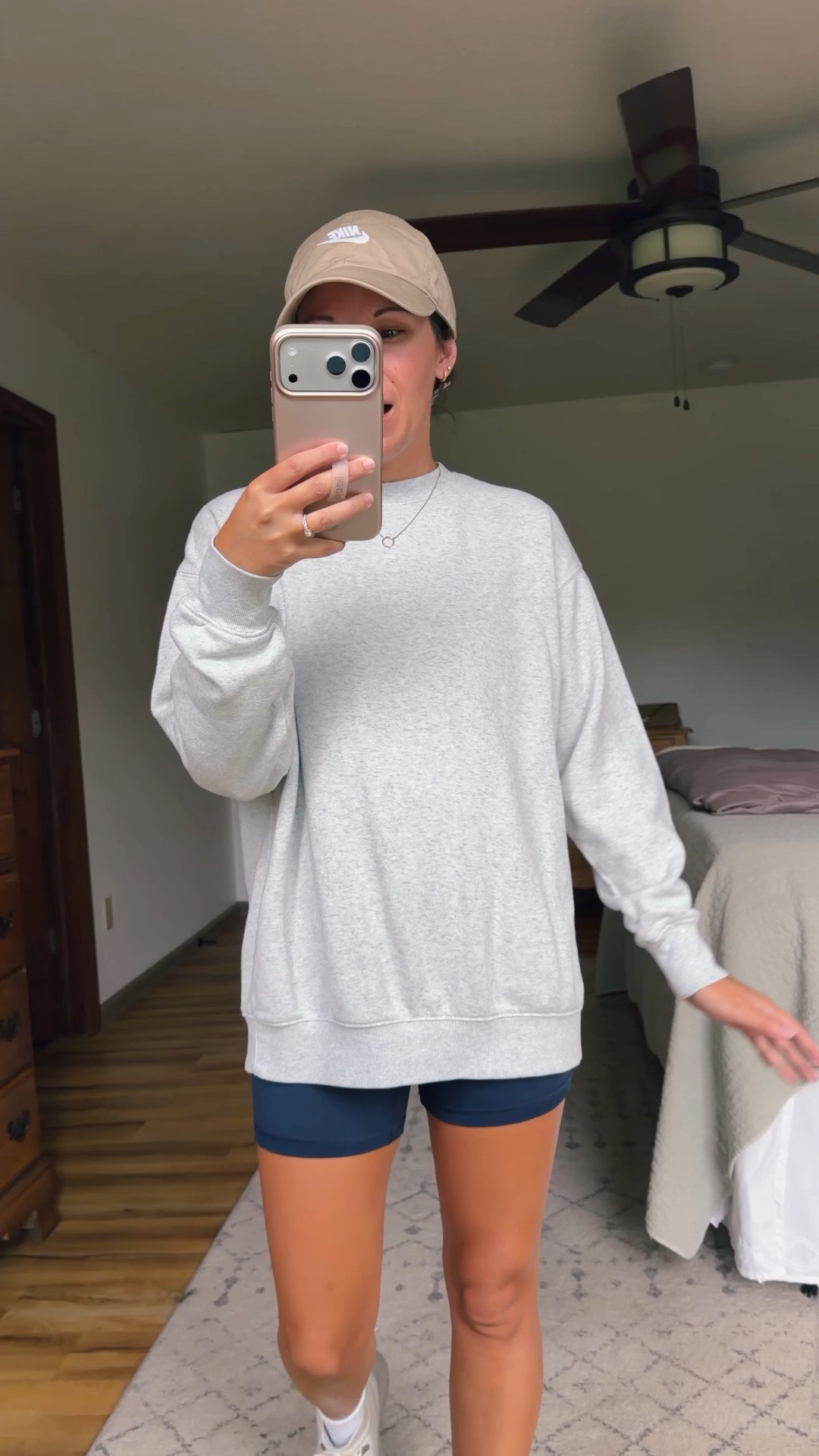 Saturday grocery run outfit💙

Xs in my biker shorts and xs in my crewneck. My sneakers are waterproof and size 6!

#LTKPetite #LTKSeasonal #LTKootd