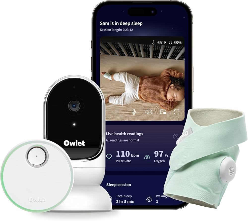 Owlet® Dream Duo Smart Baby Monitor: FDA-Cleared Dream Sock® Plus Owlet Cam - Tracks & Notifie... | Amazon (US)