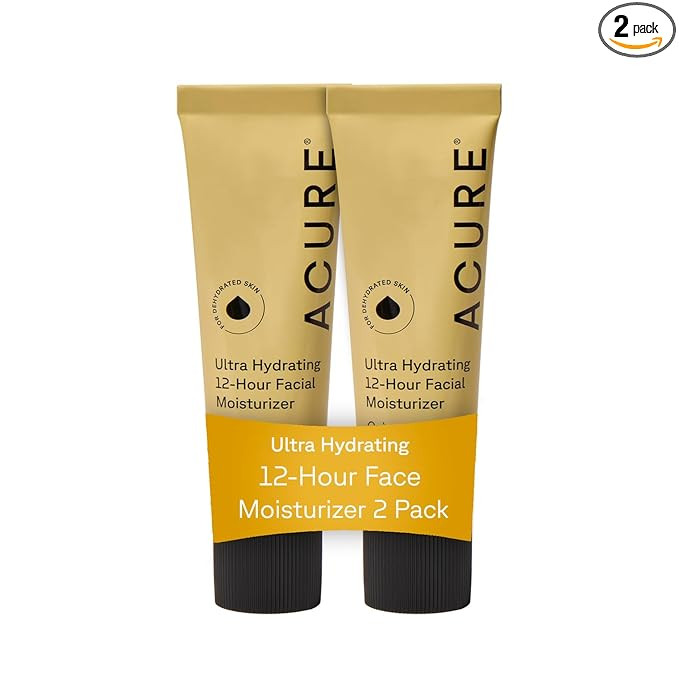 Acure Ultra Hydrating 12 Hour Facial Cream - Intense Face Moisturizer for Women & Men, Hydrating ... | Amazon (US)