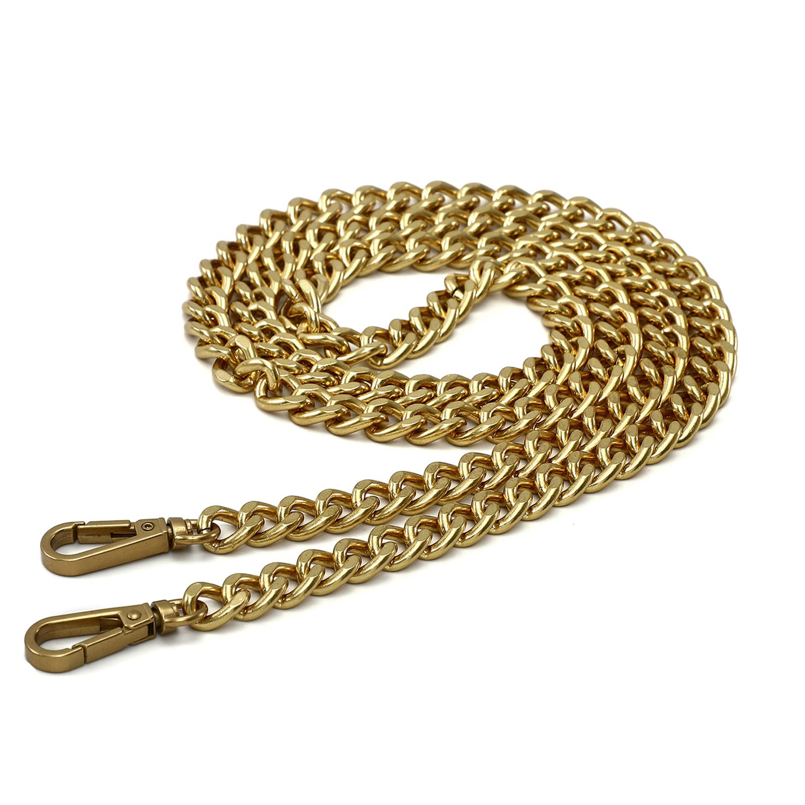 47'' Light Metal Crossbody Purse Chain Straps Replacement for Bag Handbag (Antique Gold) | Amazon (US)