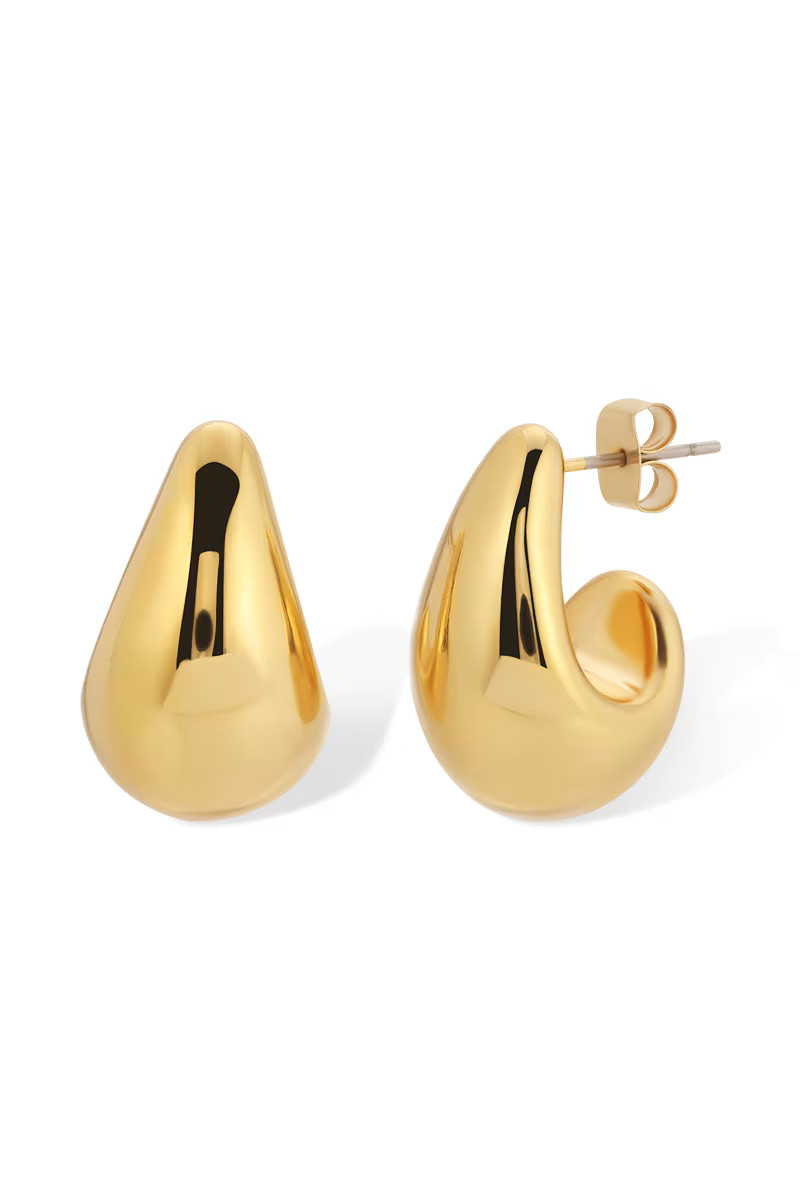 Luna Teardrop Earrings - Gold | Wolf & Badger