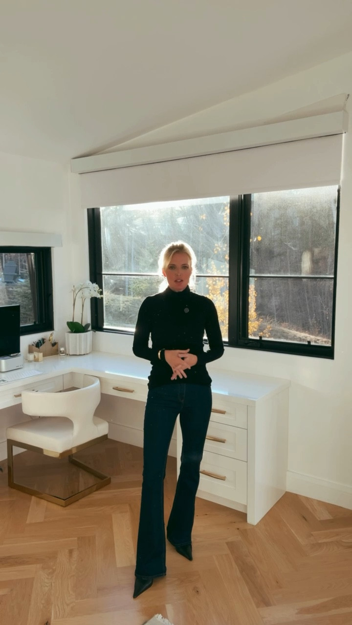 These bootcut jeans are the perfect combination of comfortable, timeless, and supremely flattering. These are mid-rise, which can sometimes feel better than high-rise (depending on your body shape and tummy), and the slim bootcut shape balances the hips beautifully. They also add the illusion of curves to my rectangle body shape, which I LOVE. 

If you’re only planning to buy one pair of jeans this season, choose these. You’ll find yourself reaching for them constantly. Fit runs true to size. 

~Erin xo 

#LTKSeasonal #LTKStyleTip