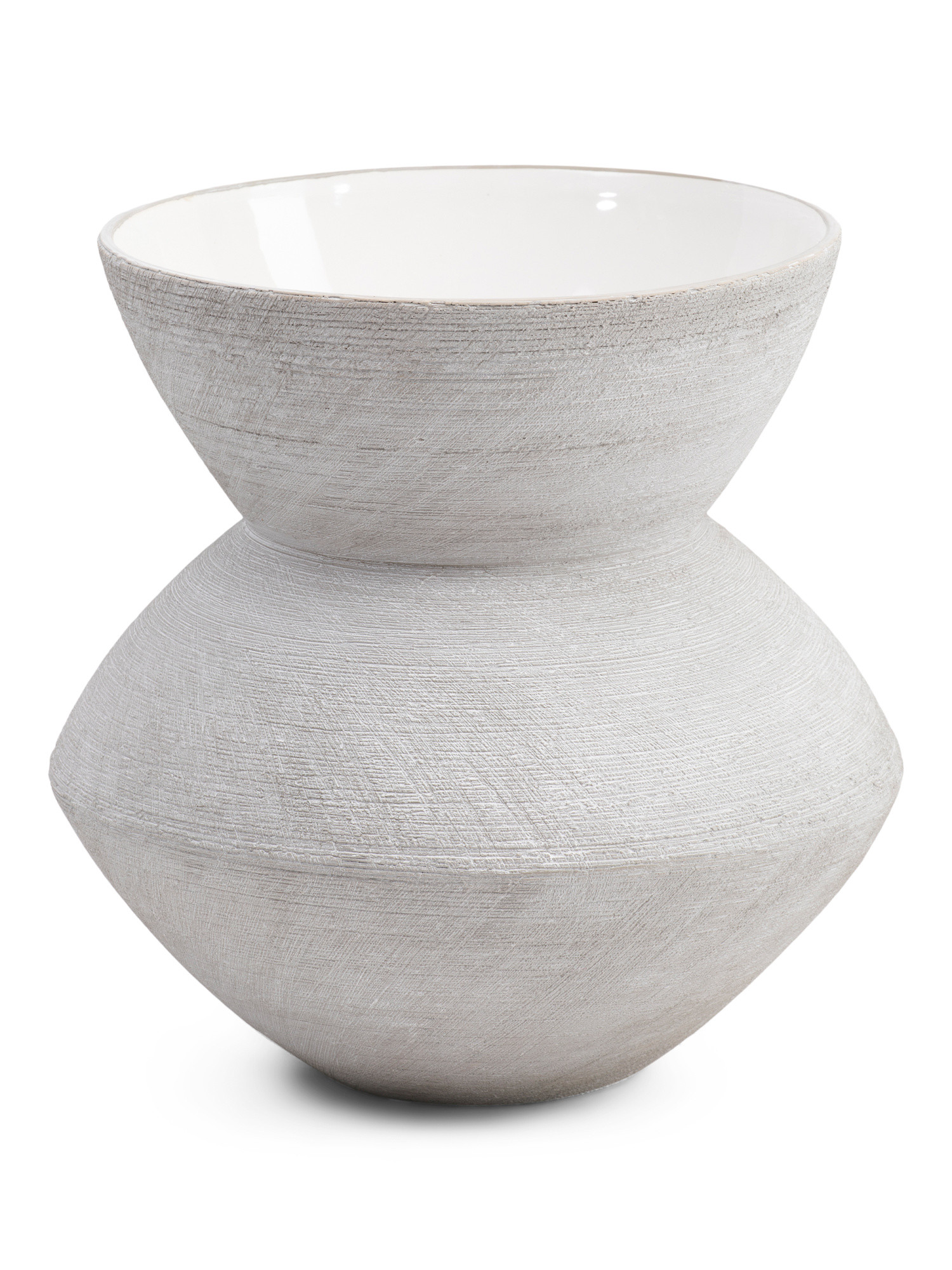 11.5in Angled Ceramic Vase | TJ Maxx