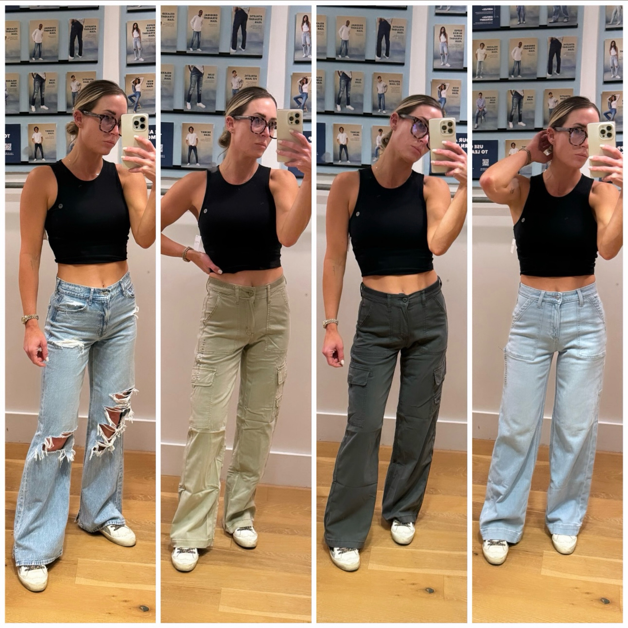 PSA: American Eagle jeans and cargos are buy one get one 50% off!

#LTKsalealert